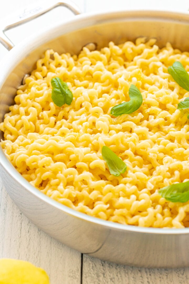 Creamy Lemon Basil Pasta The Savory Cipolla